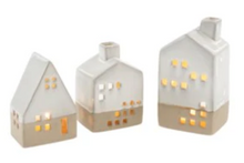 Load image into Gallery viewer, Ceramic Tealight Houses
