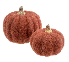 Load image into Gallery viewer, Felt Pumpkins - Russet