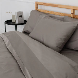 Organic Cotton Sheet Set - Grey Quartz