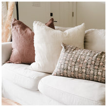 Load image into Gallery viewer, Lina Linen Pillow - Chocolate
