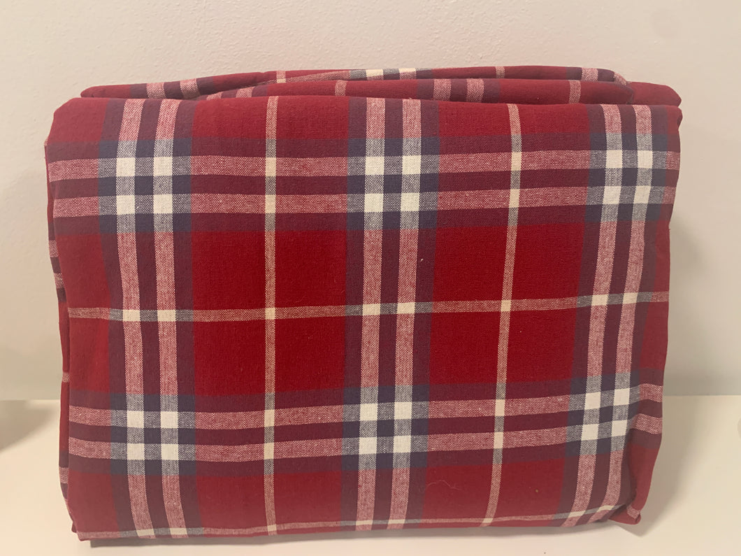 Twin Plaid Duvet cover