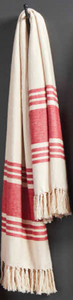 Woven Brushed Throws - Striped and Blocked